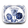 Typisch Hollands Minzdose Delfter Blau - Amsterdam
