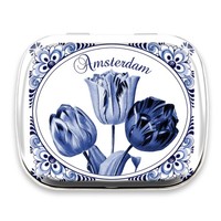 Typisch Hollands Minzdose Delfter Blau - Amsterdam