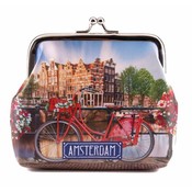 Typisch Hollands Clipping wallet Bicycle on Bridge - Amsterdam