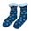 Holland sokken Fleece - Comfort Socken - Cannabis - Jeans blau