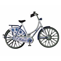 Typisch Hollands Magneet metaal fiets Delftsblauw Holland