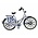Typisch Hollands Magnet metal bicycle Delft Blue Holland