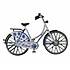 Typisch Hollands Magnet metal bicycle Delft Blue Holland