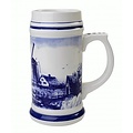 Heinen Delftware Beer mug Holland 17cm - Defts blue