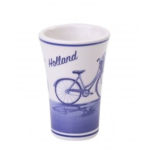 Heinen Delfts blauw Shot glass Delft blue - Bicycle