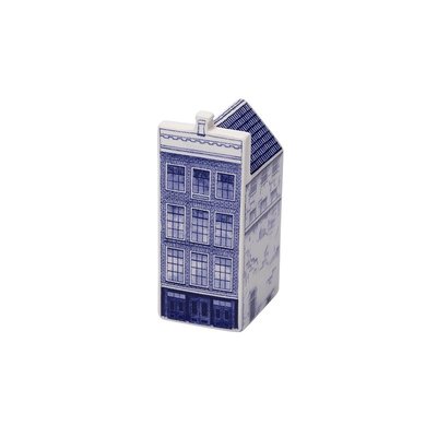 Heinen Delfts blauw Anne Frank House miniature Delft Blue