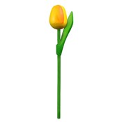 Nijhuis  Houten Tulp op steel Geel-Oranje