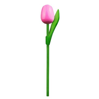 Typisch Hollands Wooden Tulip on stem - Pink