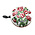 TTD Gifts Metalen fietsbel - Ding Dong - Tulpen - Rood-Wit