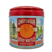 Typisch Hollands Stroopwafels in blik Amsterdam - Nostalgie-d`oude stad Amsterdam