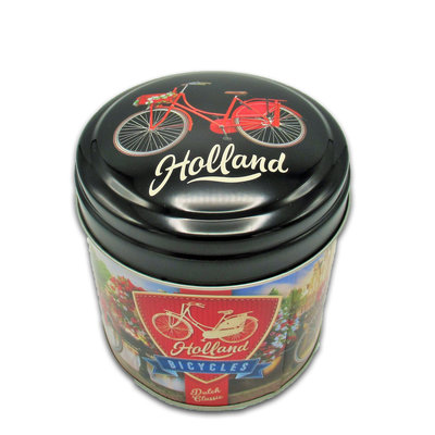 Matix Stroopwafels in a stacked tin - Amsterdam - Bicycle