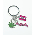TTD Gifts Schlüsselanhänger - Charms - Weed Leaf - Amsterdam