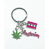 TTD Gifts Keyring - Charms - Weed Leaf - Amsterdam