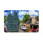 Typisch Hollands Magnet MDF / Metal canal house Amsterdam