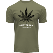 Holland fashion T-shirt mapping cannabis Amsterdam