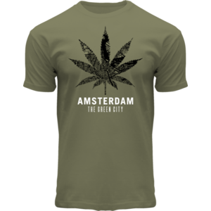 Fox Originals T-shirt mapping cannabis Amsterdam