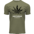 Holland fashion T-Shirt mit einer Karte von Cannabis Amsterdam