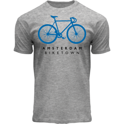 Holland fashion T-Shirt heather gray - Bike Town Amsterdam