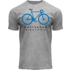 Holland fashion T-Shirt grau meliert - Bike Town Amsterdam