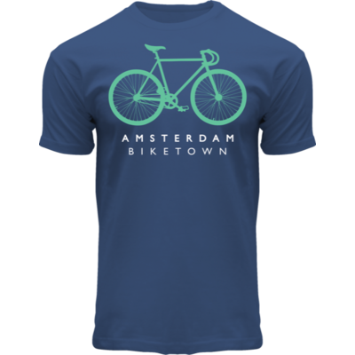 Holland fashion T-shirt -Bike town Amsterdam