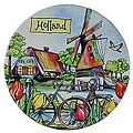 Typisch Hollands Windmühle / Fahrrad-Untersetzer