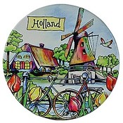 Typisch Hollands Windmühle / Fahrrad-Untersetzer