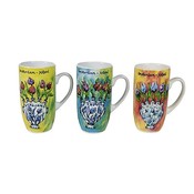 Typisch Hollands Gift set of 3 cups Tulip vase decoration
