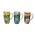 Typisch Hollands Gift set of 3 cups Tulip vase decoration