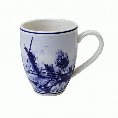 Typisch Hollands Large mug with mill landscape