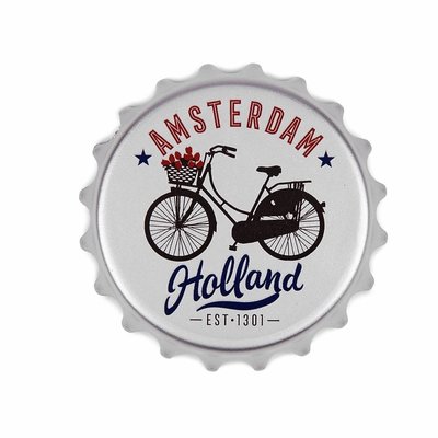 Typisch Hollands Opener magnet bicycle Amsterdam