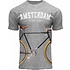 Holland fashion T-Shirt Holland - Grau - Amsterdam - Fahrrad