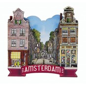 Typisch Hollands Magnet MDF rose Amsterdam