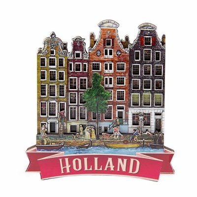 Typisch Hollands Magnet 4 traditional houses Holland