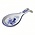 Heinen Delfts blauw Spoonrest - Molen - Delfts blauw
