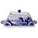 Heinen Delfts blauw Delft blue butter dish