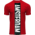 Holland fashion T-Shirt - Rot-Schwarzes Amsterdam - Vertical Cut