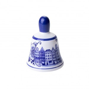 Heinen Delftware Bell bell small canal houses - Delft blue