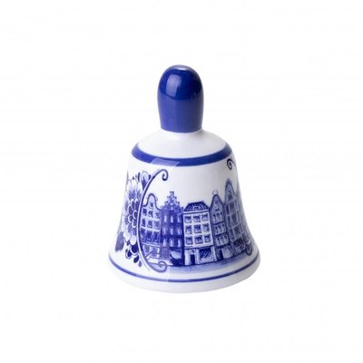 Heinen Delfts blauw Kleine Häuser der Glocke Bell - Delfter Blau