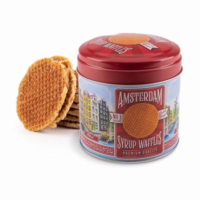 Matix Stroopwafels in can Amsterdam - Nostalgia-old city of Amsterdam