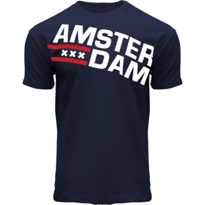Holland fashion T-Shirt Amsterdam (Navy Jeans)