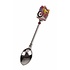 Matix Teaspoon with colored bicycle canal Amsterdam shiny silver