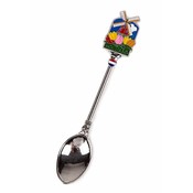 Typisch Hollands Teaspoon with color mill Holland shiny silver