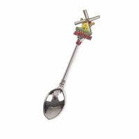 Matix Teelöffel mit Farbmühle silber glänzend