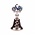 Matix Table bell color bicycle Holland shiny silver