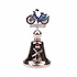 Matix Table bell color bicycle Holland shiny silver