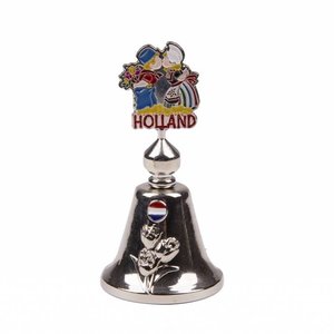 Matix Table bell color kissing couple shiny silver