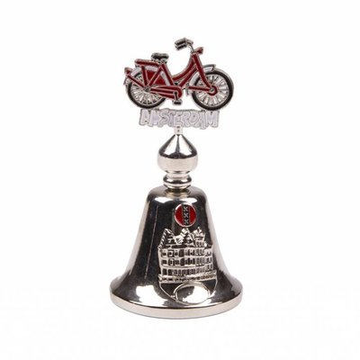 Typisch Hollands Bicycle bell color bike Amsterdam shiny silver