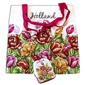 Typisch Hollands Bag - foldable - Multicolor tulips