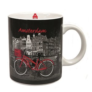Typisch Hollands Becher Fahrrad in Geschenkbox