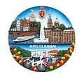 TTD Gifts Amsterdam - Wandbord - Full Color 13cm